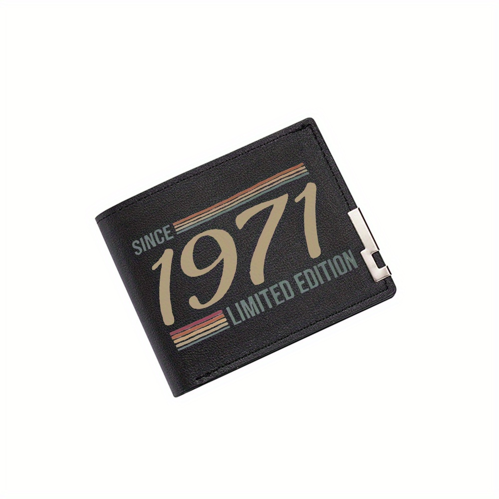 Interior Design Vintage Modern - วินเทจ หมายเลข 1971 ตั้งแต่รุ่นลิมิเต็ด กระเป๋าสตางค์ผู้ชาย ลายพิมพ์