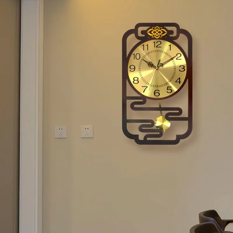 Interior Design Vintage Modern - นาฬิกาแขวนผนังแบบกวาดเวลา ดีไซน์ไม้ที่มีเอกลักษณ์ นาฬิกาแขวนผนังสไตล์วินเทจ ศิลปะตกแต่งมุมภายในบ้าน นาฬิกาแขวนผนังตกแต่งบ้าน