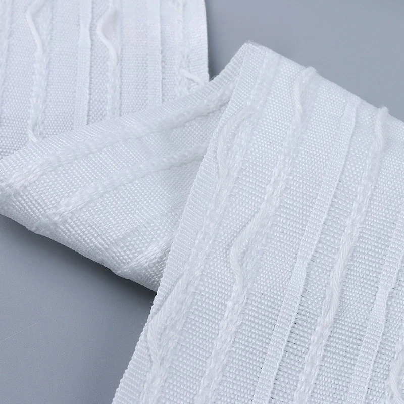 Linen Curtain Eyelet - 10 เมตรดึงจีบเทปผ้าม่านอุปกรณ์เสริมหัว Grommet แหวนด้านบนเทปตาไก่ดินสอจีบเทปตะขอผ้าม่านฝาครอบ