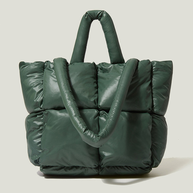 Interior Design Warm - Designer PUFFY กระเป๋าสะพายผู้หญิง Quilted Space Down