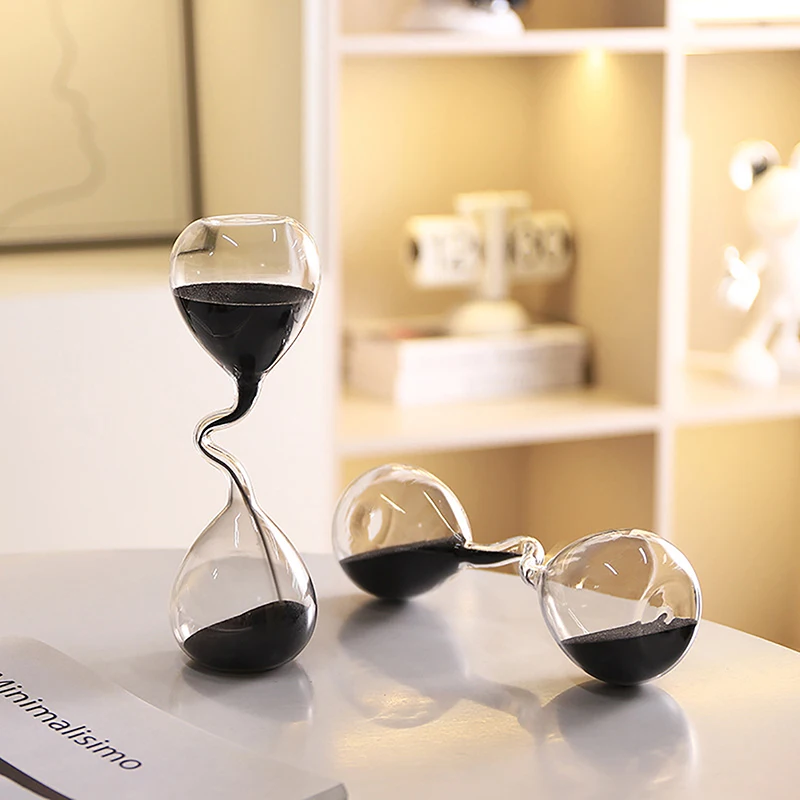 นาฬิกาทรายดีไซน์โค้งสีดำ สไตล์ - Interior Design Years Of School บทวิจารณ์และราคา
