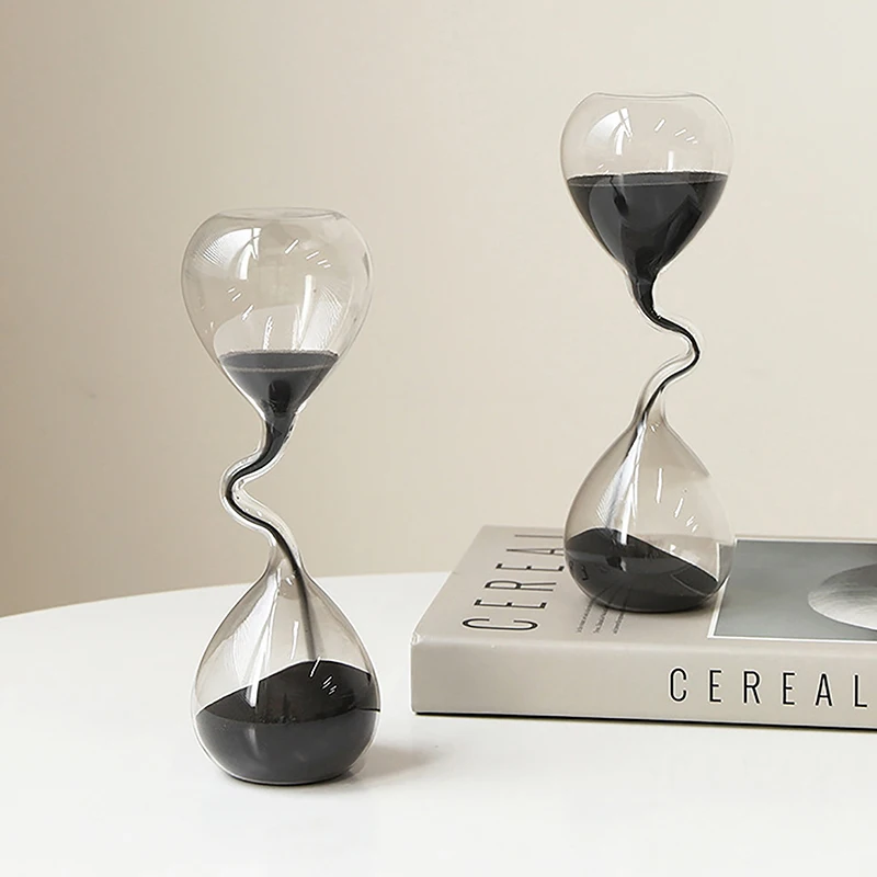 นาฬิกาทรายดีไซน์โค้งสีดำ สไตล์ - Interior Design Years Of School บทวิจารณ์และราคา