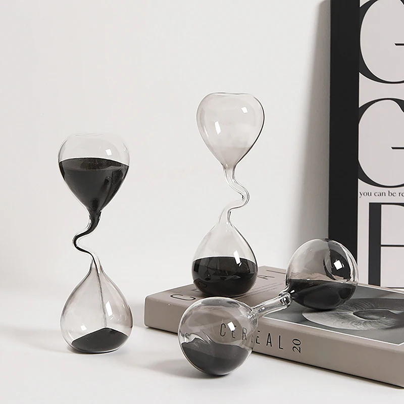 นาฬิกาทรายดีไซน์โค้งสีดำ สไตล์ - Interior Design Years Of School บทวิจารณ์และราคา