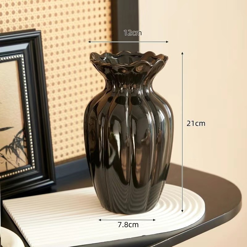 แจกันเซรามิกสไตล์ฝรั่งเศสย้อนย - Interior Design Vintage Modern บทวิจารณ์และราคา