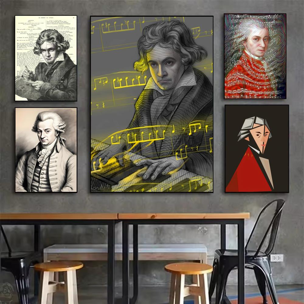 โปสเตอร์เพลงคลาสสิกเอ็ม-โมซาร์ - Interior Design With Wallpaper บทวิจารณ์และราคา