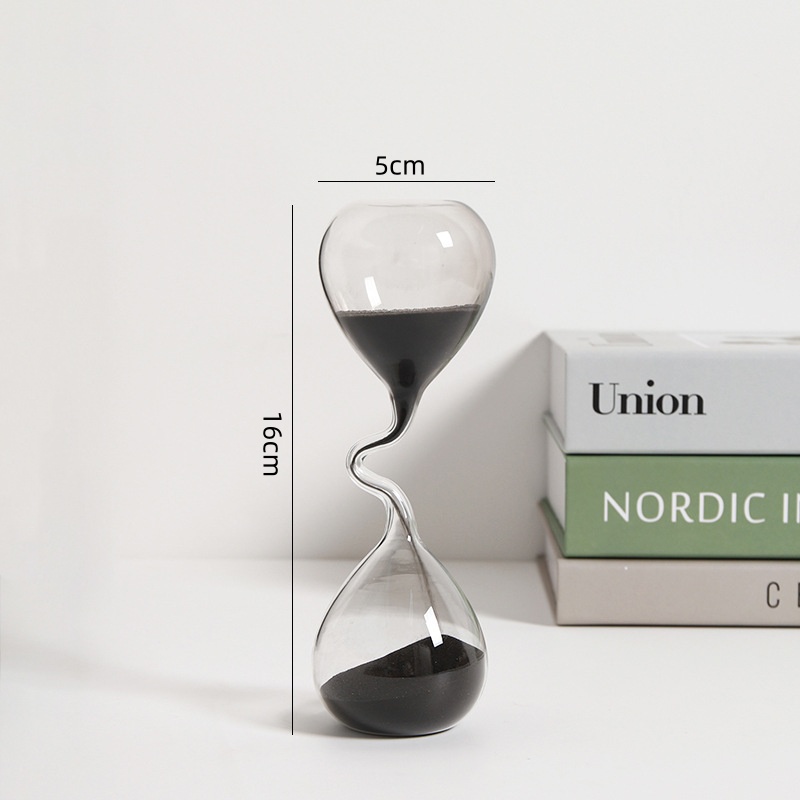 นาฬิกาทรายดีไซน์โค้งสีดำ สไตล์ - Interior Design Years Of School บทวิจารณ์และราคา