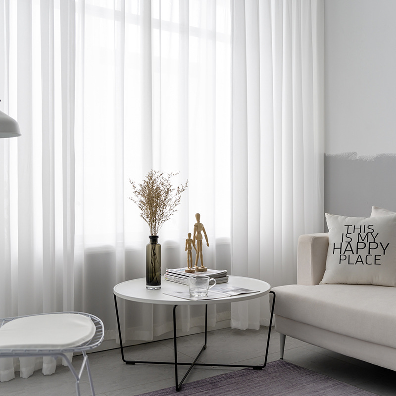 ผ้าม่านหน้าต่างสไตล์ยุโรปสีขาว - Linen Curtain Eyelet บทวิจารณ์และราคา