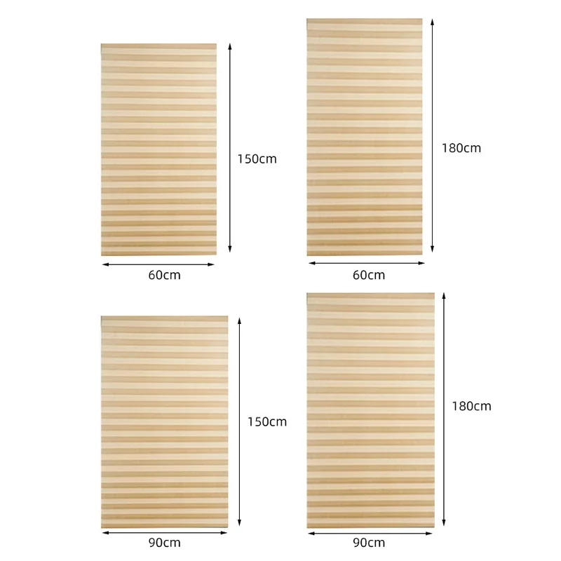 5 ขนาด Self-กาวจีบผ้าม่านห้องน - Linen Roller Blind บทวิจารณ์และราคา
