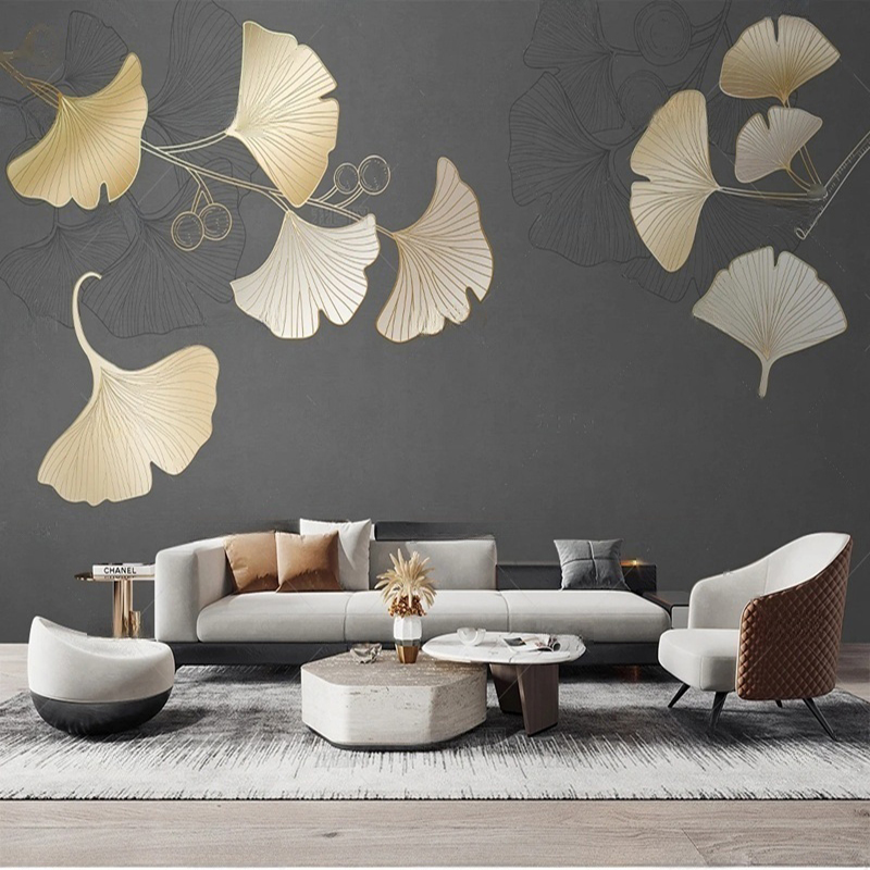 วอลเปเปอร์ติดผนังลายใบไม้สไตล์ - Interior Design With Wallpaper บทวิจารณ์และราคา