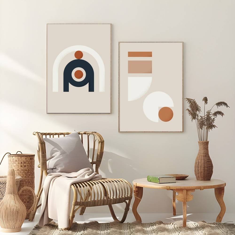 Warm Line สีออกแบบโปสเตอร์ Sti - Interior Design Warm บทวิจารณ์และราคา