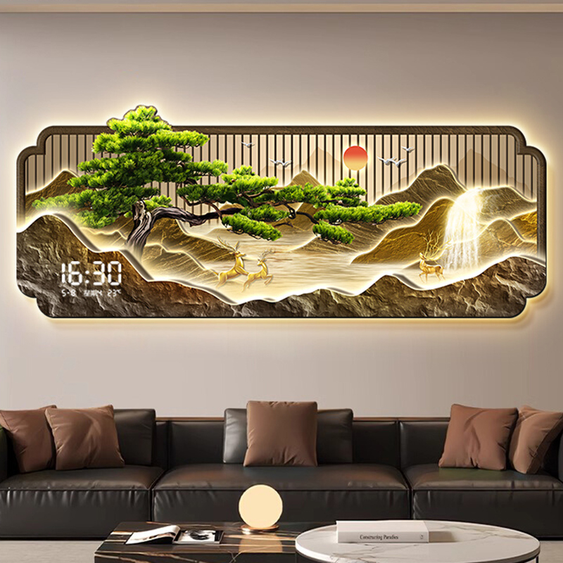 นาฬิกาแขวนผนังดีไซน์หรูหราทันส - Interior Design Vintage Modern บทวิจารณ์และราคา