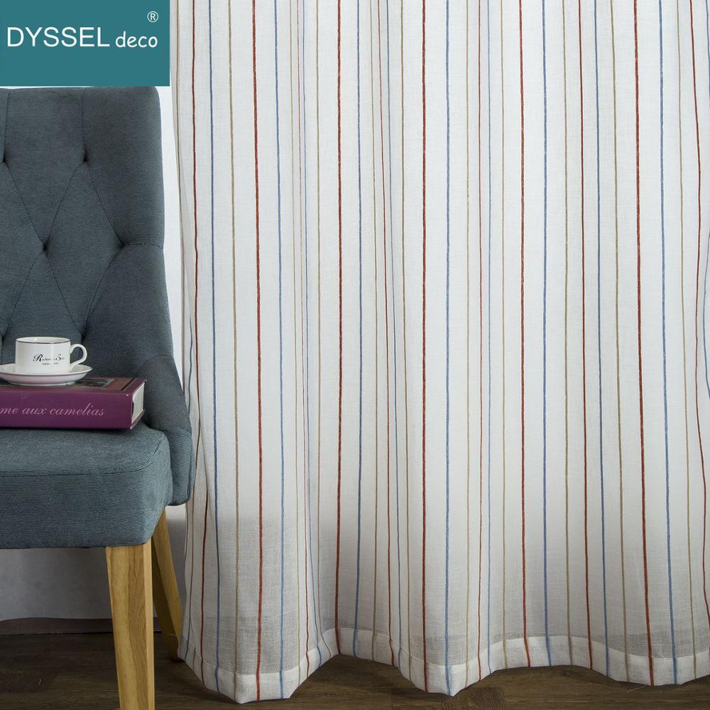 โมเดิร์นสีขาวลายผ้าลินินผ้าม่า - Linen Curtain Eyelet บทวิจารณ์และราคา