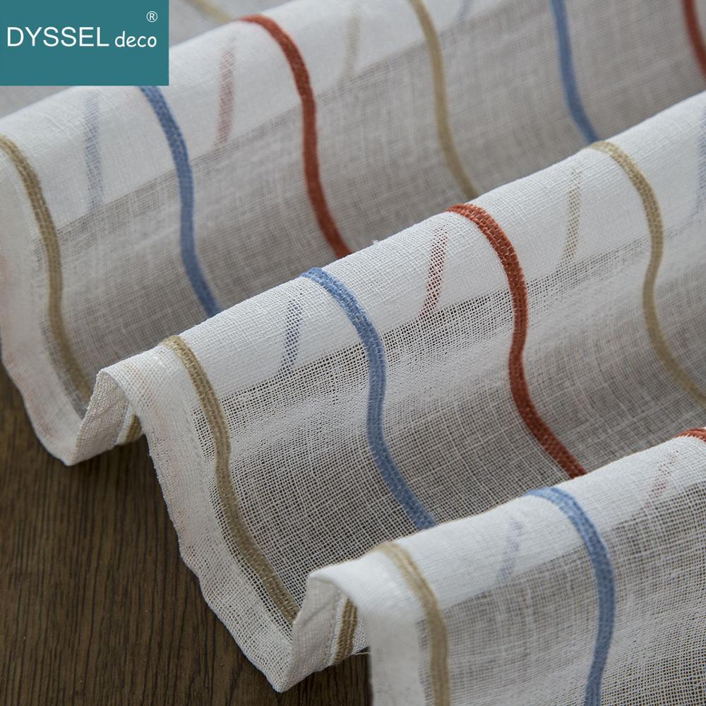 โมเดิร์นสีขาวลายผ้าลินินผ้าม่า - Linen Curtain Eyelet บทวิจารณ์และราคา