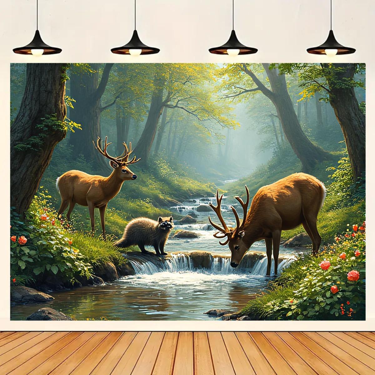 ภาพจิตรกรรมฝาผนัง 2 มิติ ลายป่ - Interior Design With Wallpaper บทวิจารณ์และราคา